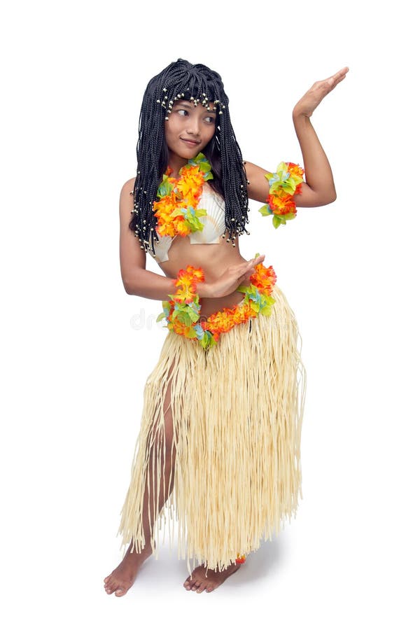 Hawaii hula dancer stock image. Image of beauty, flower - 43704651