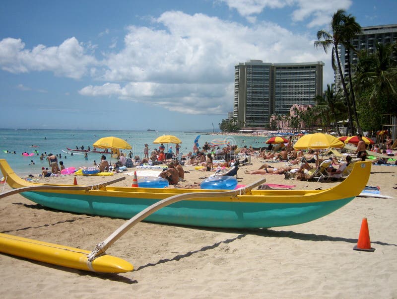 Hawaiian canoe 02 stock photo. Image of sport, hawaii 2488288