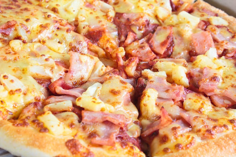 Hawaiian pizza. stock photos Hawaiian pizza. stock photos