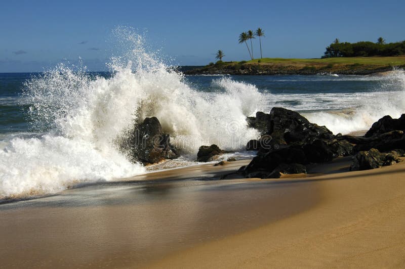 Kepuhi Beach Molokai Hawaii Stock Photo Image of coastline, sunset