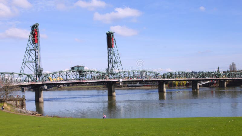 The Hawthorne bridge, Portland OR.