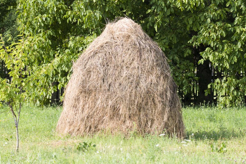 Hay stack in Romania