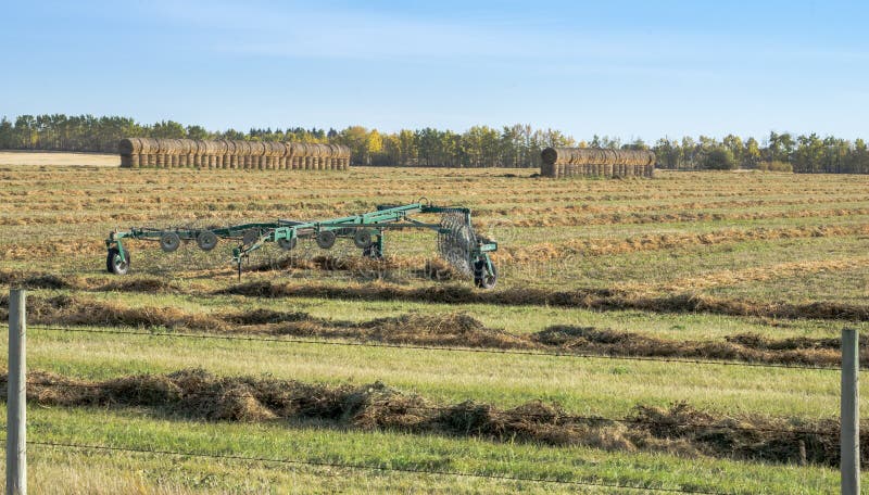 Hay Windrow Machine