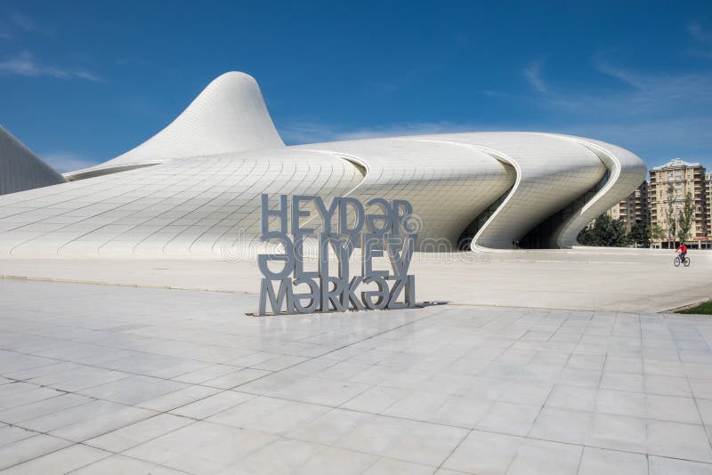 Haydar Aliyev Centre Designed by Architect Zaha Hadid Editorial Stock ...