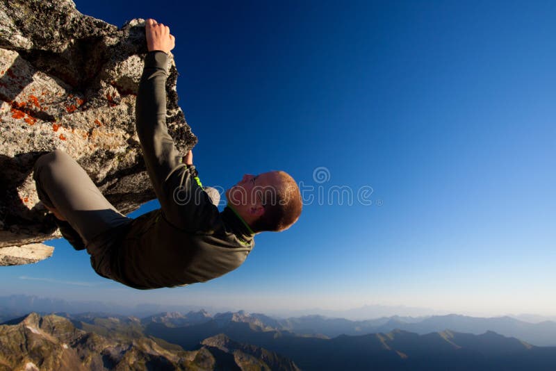 Hazardous rock climbing