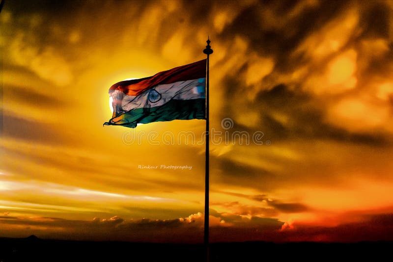 HD Indian Flag stock photo. Image of deep, tricolour - 191576394