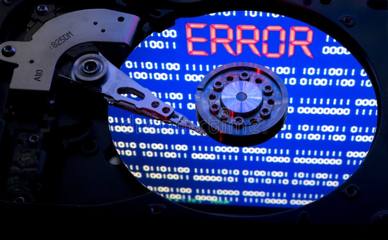Hdd error royalty free stock photo Hdd error royalty free stock photo