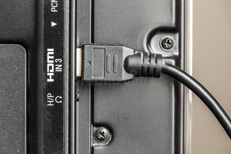 HDMi connector on the TV