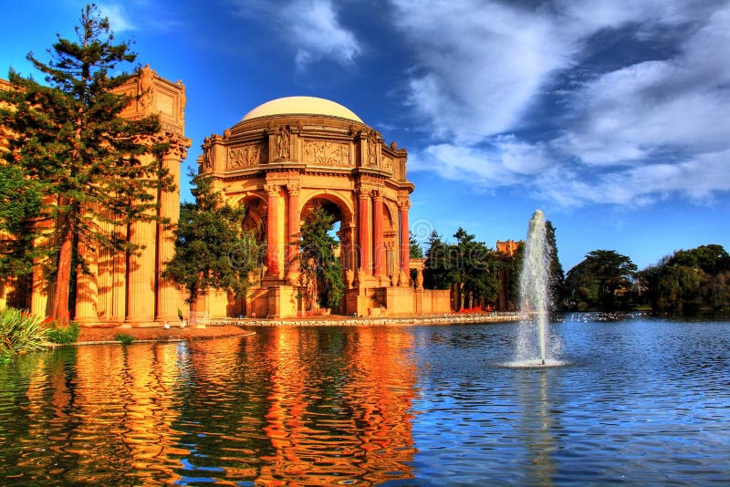 HDR of Palace of Fine Arts, San Francisco. HDR of Palace of Fine Arts, San Francisco