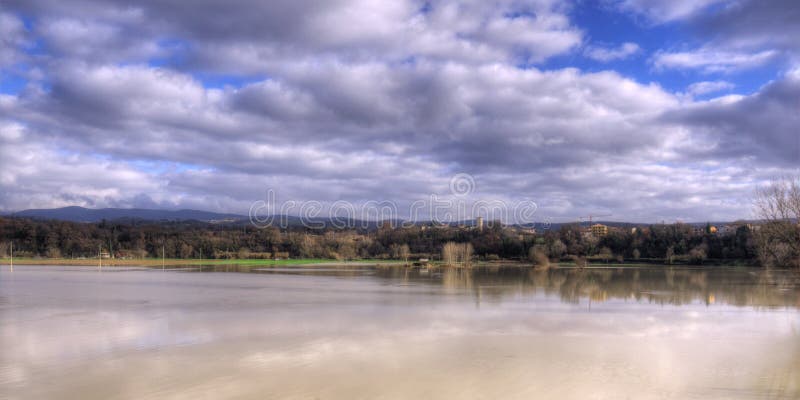 HDR image of the flood