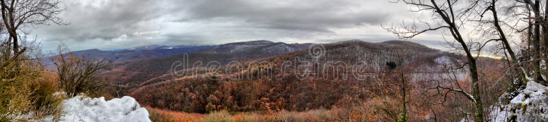 Hdr zimná krajina