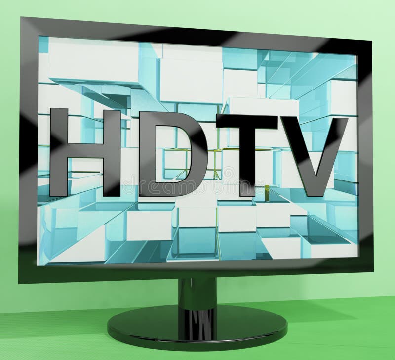HDTV überwachen die Darstellung der hohen Definition