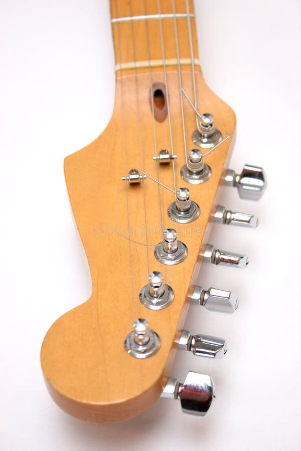 Head electric guitar stock image. Image of instrument, tone 879207