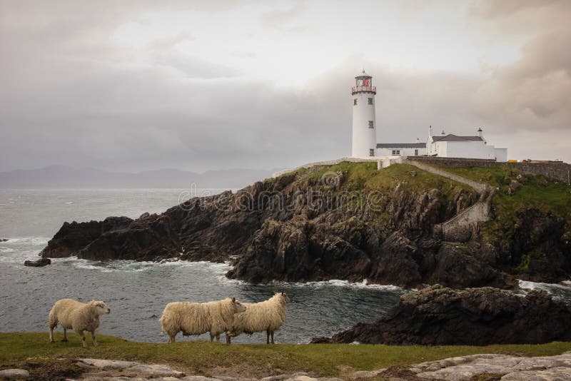head fyr för fanad Ståndsmässiga Donegal ireland royaltyfria foton head fyr för fanad Ståndsmässiga Donegal ireland royaltyfria foton