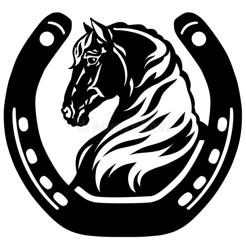 Head of Horse Tribal Tattoo Stock Vector - Illustration of flaming ...