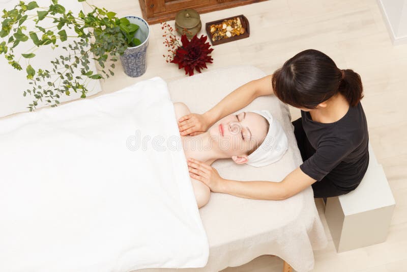 Decollete Massage Stock Photos Free & RoyaltyFree Stock Photos from