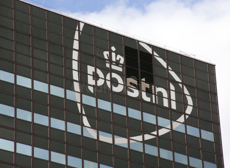 Head Office of Post Nl in the Hague Holland Editorial Stock Photo