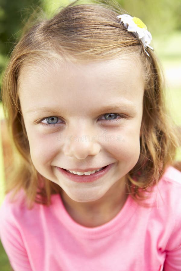 Head and Shoulders Portrait of Girl Blowing Bubbles Stock Image Image