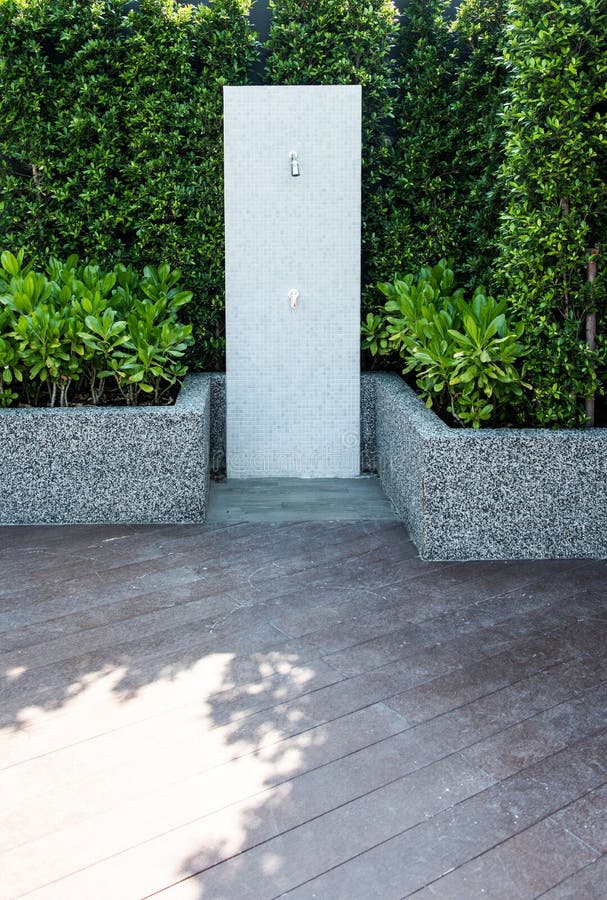 Head Shower Water Stream at Swimming Pool. Stock Photo Image of drops, bathe 115573360