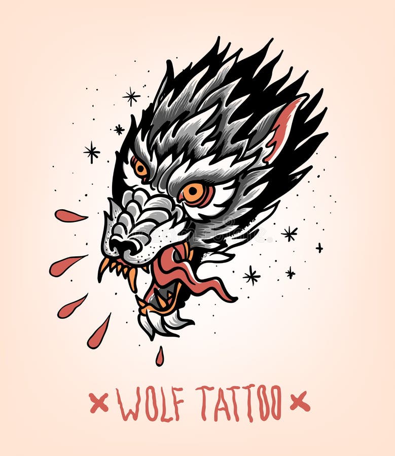 Animals Traditional Tattoo Vector Images over 12000