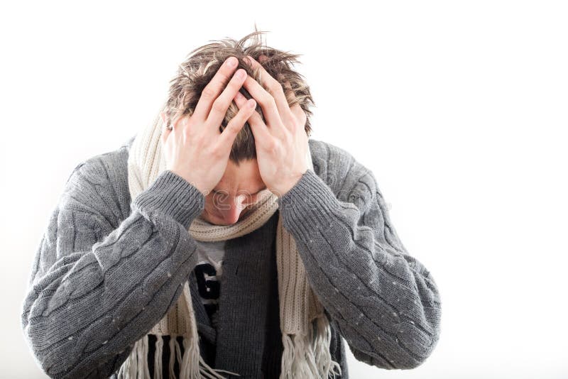 Headache royalty free stock photography