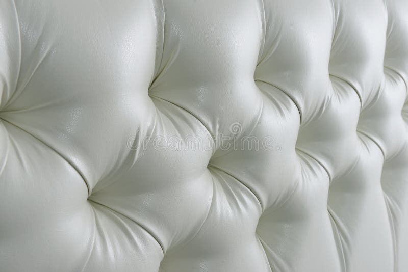 Quilted leather headboard. white leatherette. Quilted leather headboard. white leatherette