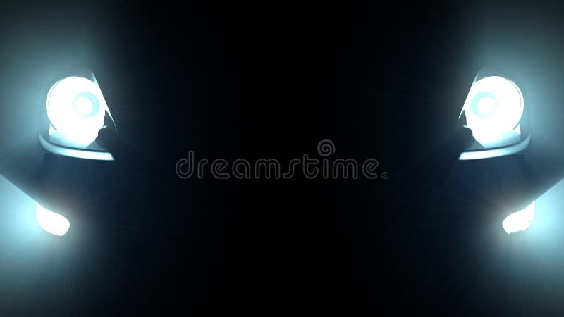 Headlight stock photography