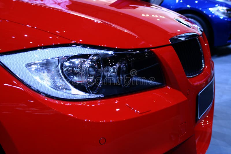 Headlights royalty free stock image