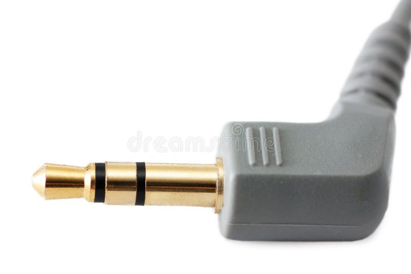 Headphone plug stock image. Image of industry, electronics 14104297