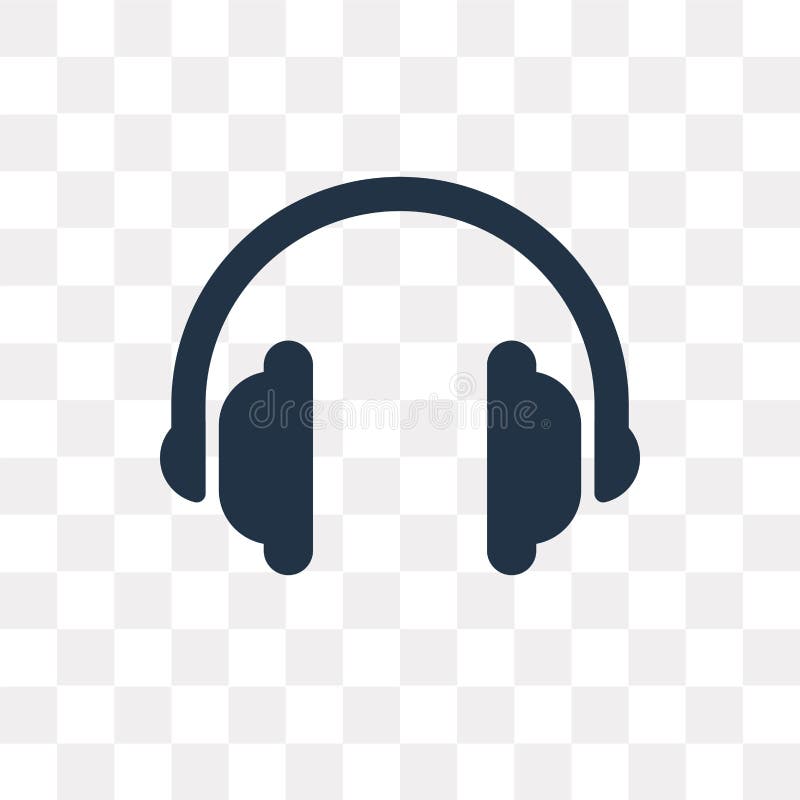 Headphone Vector Icon Isolated on Transparent Background, Headphone  Transparency Concept Can Be Used Web and Mobile Stock Vector - Illustration  of stereo, transparency: 127344114