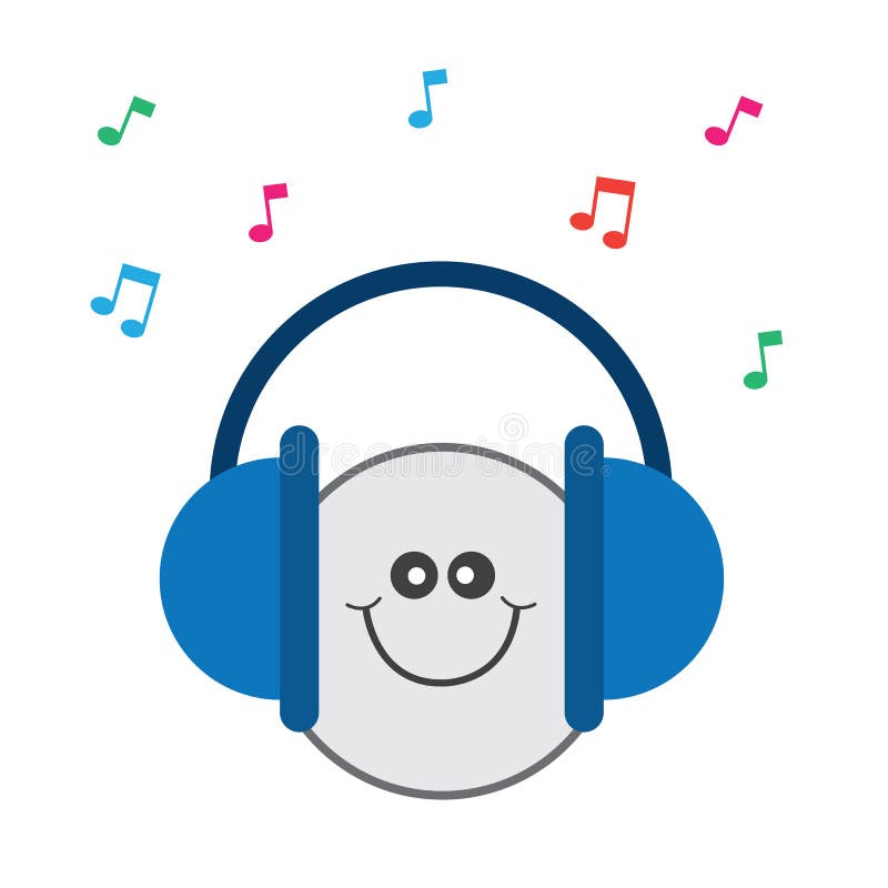 Headphones Music Happy stock vector. Illustration of cartoon - 36694552 Headphones Music Happy stock vector. Illustration of cartoon - 36694552