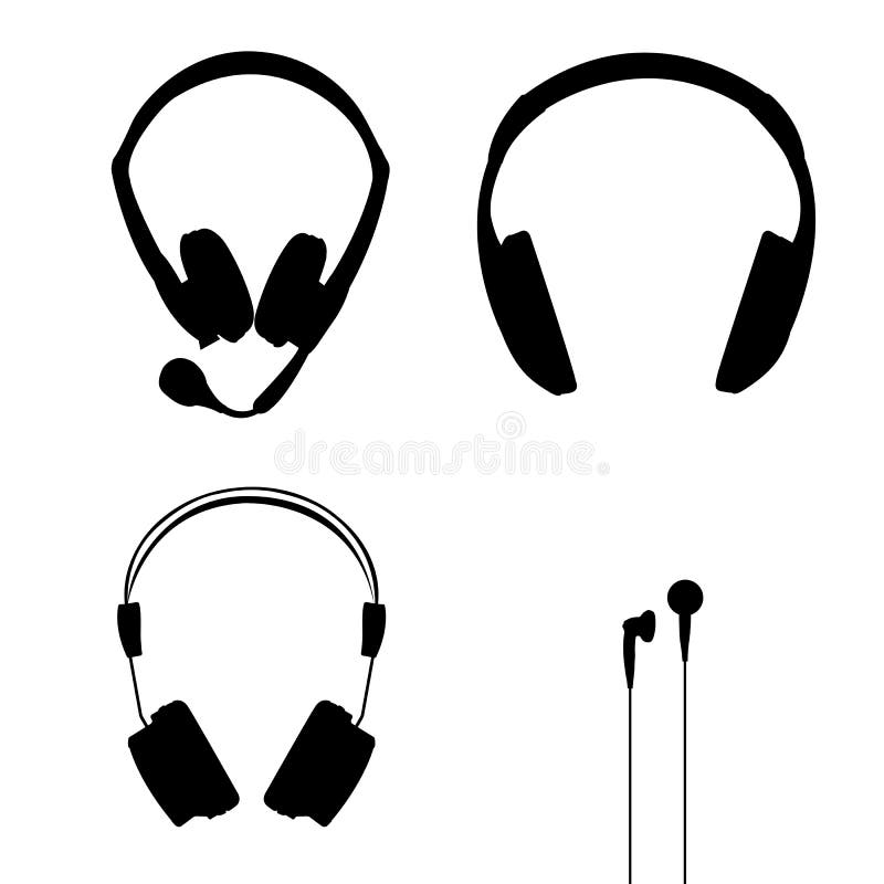 Headphones vector