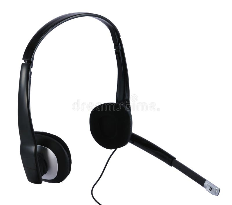 Headset stock photo. Image of telephone, single, headgear 22392180