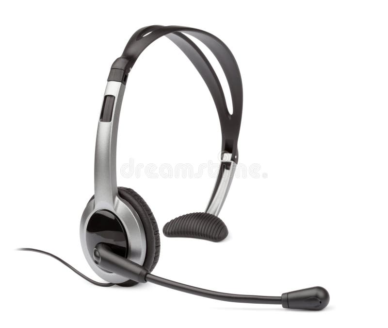 Headset stock photo. Image of telephone, single, headgear 22392180