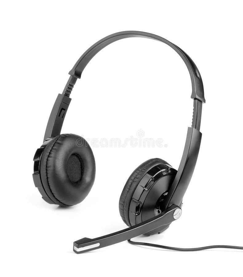 Headset stock image. Image of headphones, music, headphone 12543777