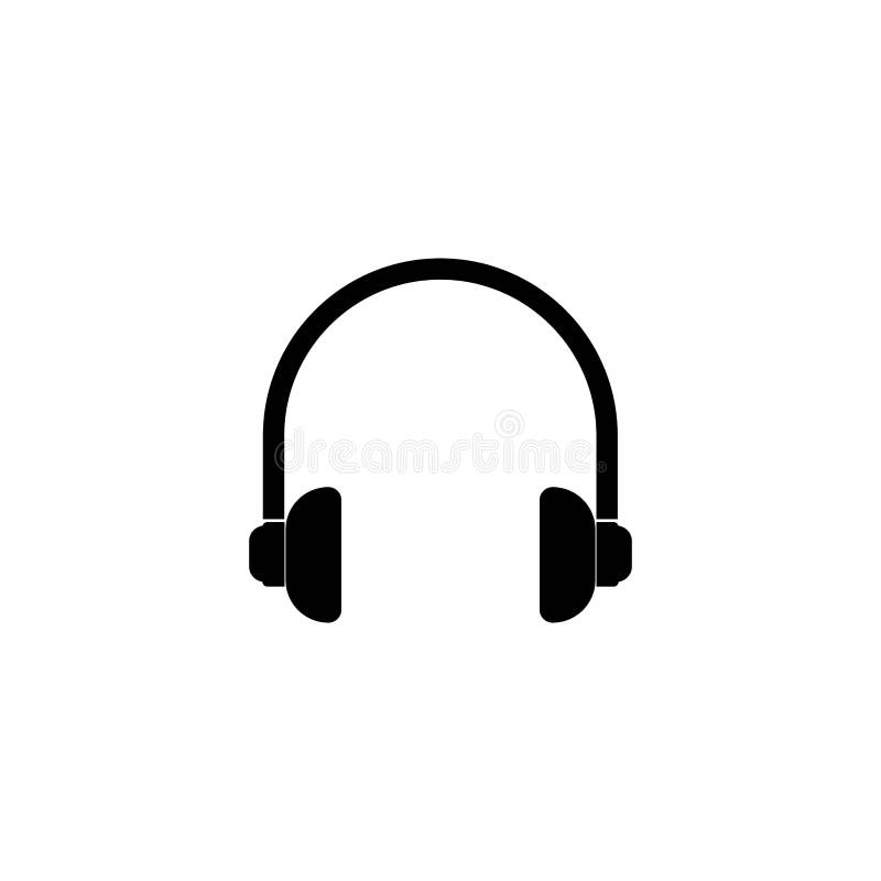 Headset logo icon design stock illustration. Illustration of stereo