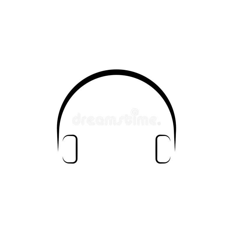 Headset logo icon design stock illustration. Illustration of call
