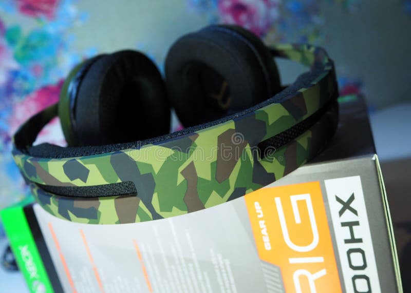 Headset for a Personal Computer. Headset Headphones for Use with a