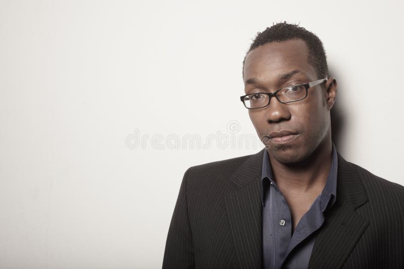 Headshot of a handsome young businessman