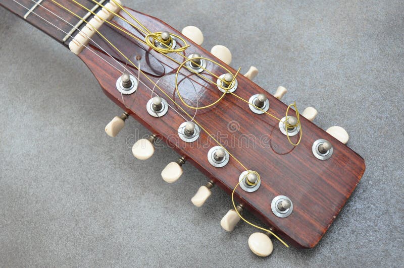 Headstock acoustic guitar stock photo. Image of background 86967906