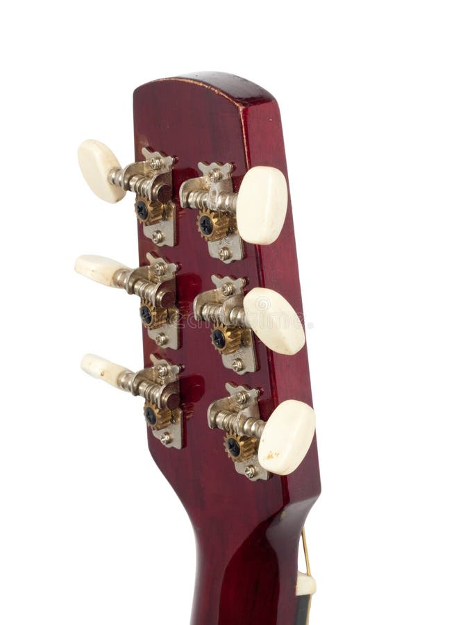 Headstock of the guitar stock image. Image of noise, headstock 27024913