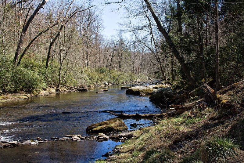 Headwaters ποταμών πυρίτιδας στοκ φωτογραφίες Headwaters ποταμών πυρίτιδας στοκ φωτογραφίες