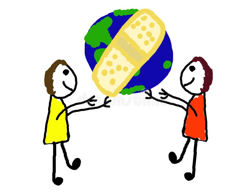 Heal the world stock illustration Illustration of environmental 6556285 Heal the world stock illustration Illustration of environmental 6556285