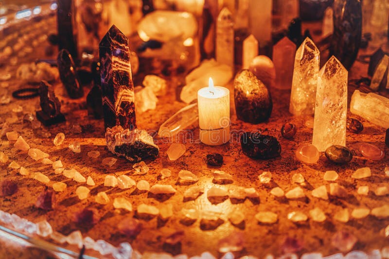 Healing Crystal Bundle, Crystal Healing Decor. Heap of Various Colored