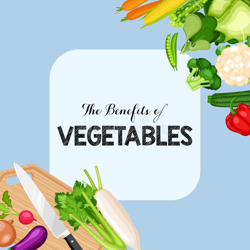 Health Benefits of Vegetables Stock Vector Illustration of collection