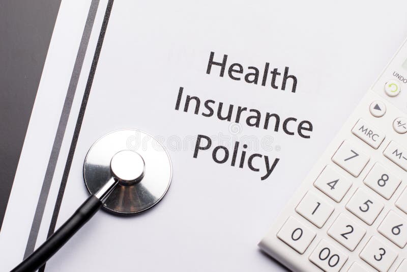 Health Insurance Policy stock image. Image of contract 44554249