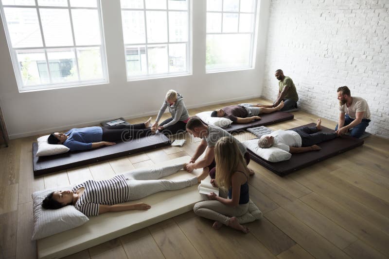 Health Wellness Massage Training Concept Stock Image Image of healthy