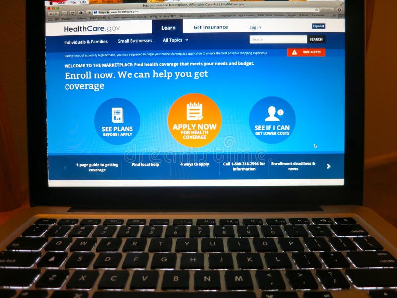 Healthcare.gov immagine stock libera da diritti Healthcare.gov immagine stock libera da diritti