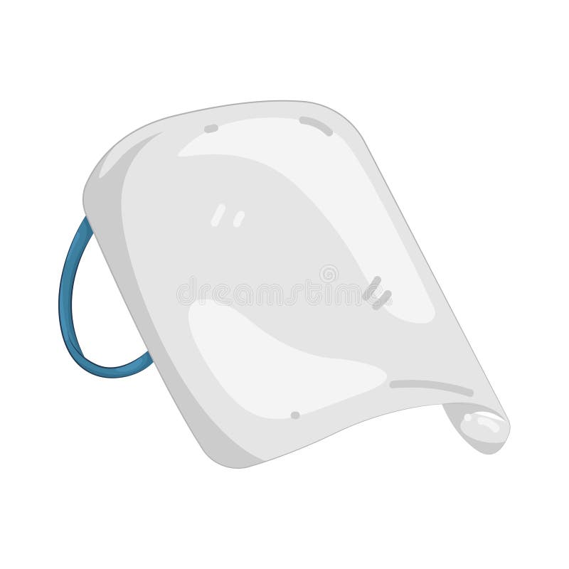 Face Shield vector illustration