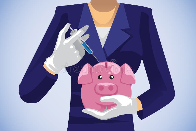 Healthcare savings concept vector illustration